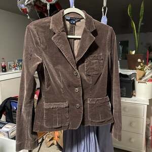 Vintage Ralph Lauren Brown Corduroy Blazer Jacket size 8